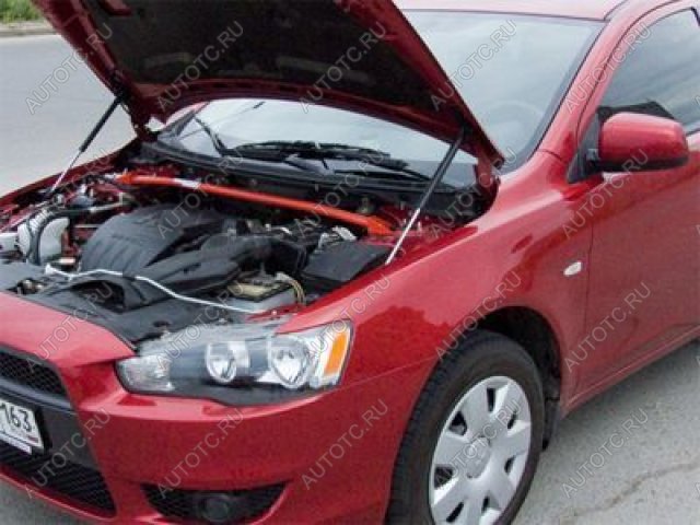 3 799 р. Растяжка передних стоек Mitsubishi Lancer X (2007-н.в.) ТехноМастер ТехноМастер 688245154  с доставкой в г. Майкоп