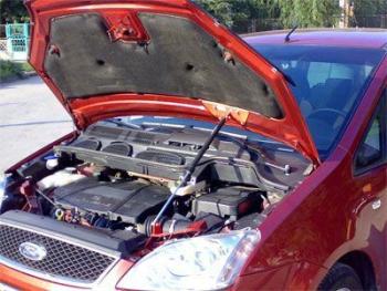Упор капота ТехноМастер Ford C-max Mk1 доресталинг (2003-2007)