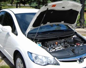 Упор капота ТехноМастер Honda Civic  FD (2005-2011) седан дорестайлинг, седан рестайлинг
