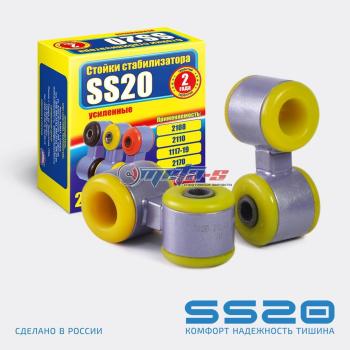 1 799 р. Стойки стабилизатора в сборе 1118 Калина, 2170 Приора SS20 (ПУ) SS20 688248040  с доставкой в г. Майкоп. Увеличить фотографию 1