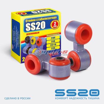 1 899 р. Стойки стабилизатора в сборе 1118 Калина, 2170 Приора SS20 (ПУ SPORT) SS20 688248043  с доставкой в г. Майкоп. Увеличить фотографию 1