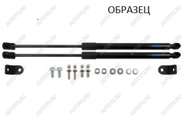 4 999 р. Упор капота ТехноМастер Mitsubishi Pajero 4 V80 дорестайлинг (2006-2011)  с доставкой в г. Майкоп