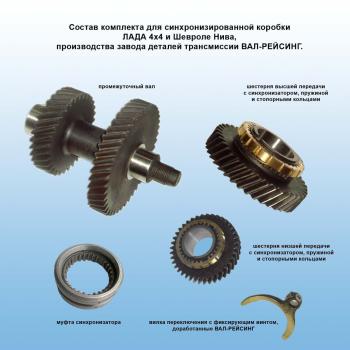 30 549 р. Раздатка НИВА 2,54 (кт шестерней синхронизированная) ValRacing ValRacing 688245299  с доставкой в г. Майкоп. Увеличить фотографию 1