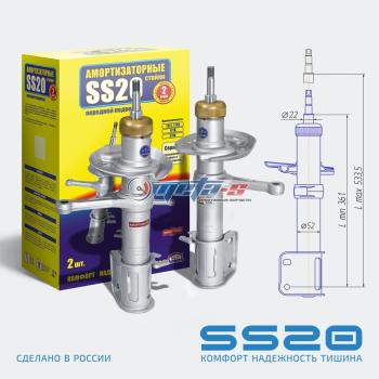 9 999 р. Стойки передние 2170 Приора SS20 (спорт) SS20 688248094  с доставкой в г. Майкоп. Увеличить фотографию 1