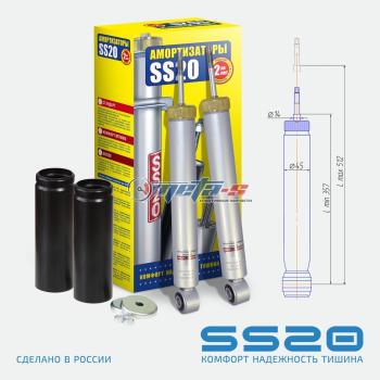 5 289 р. Амортизаторы задние Great Wall Hover SS20 (спорт) SS20 688248158  с доставкой в г. Майкоп. Увеличить фотографию 1