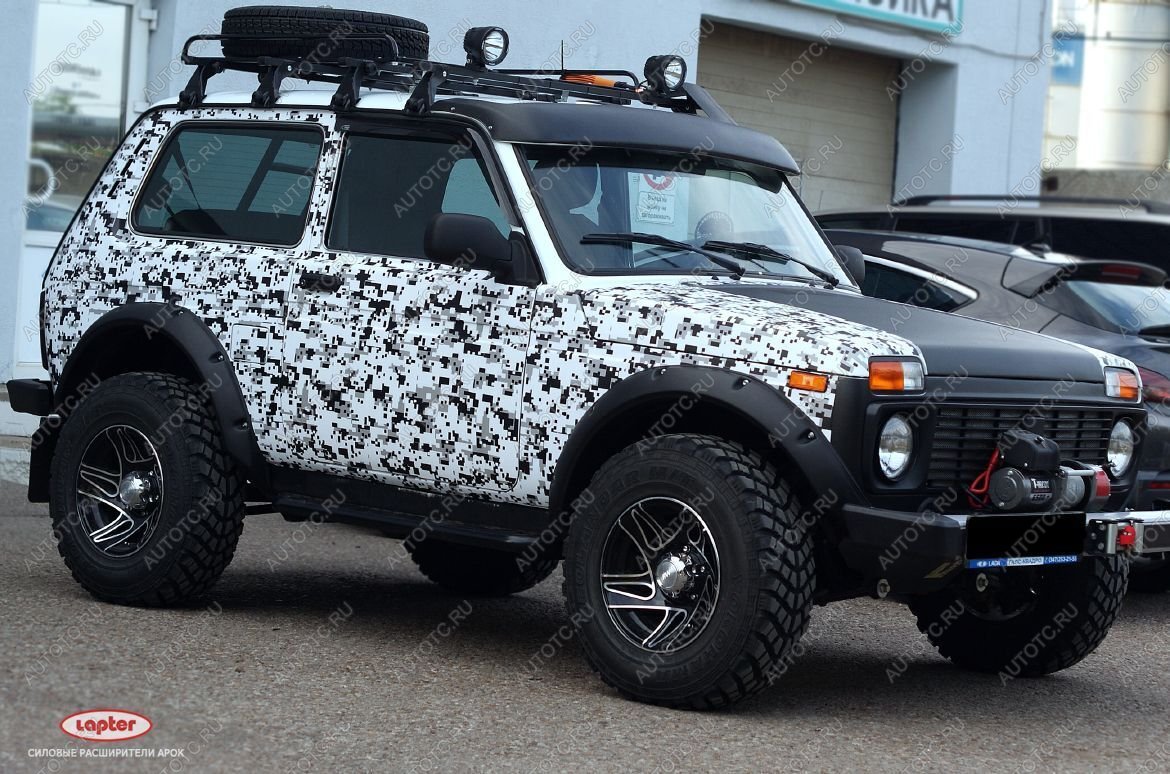 8 749 р. Расширители арок НИВА 2121 LAPTER (вырезанная арка) LAPTER 688249248  с доставкой в г. Майкоп