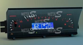 86 999 р. Электронная комбинация Niva 4*4 GAMMA GF-826 (стрелочная хром) Ferrum 688246298  с доставкой в г. Майкоп. Увеличить фотографию 1