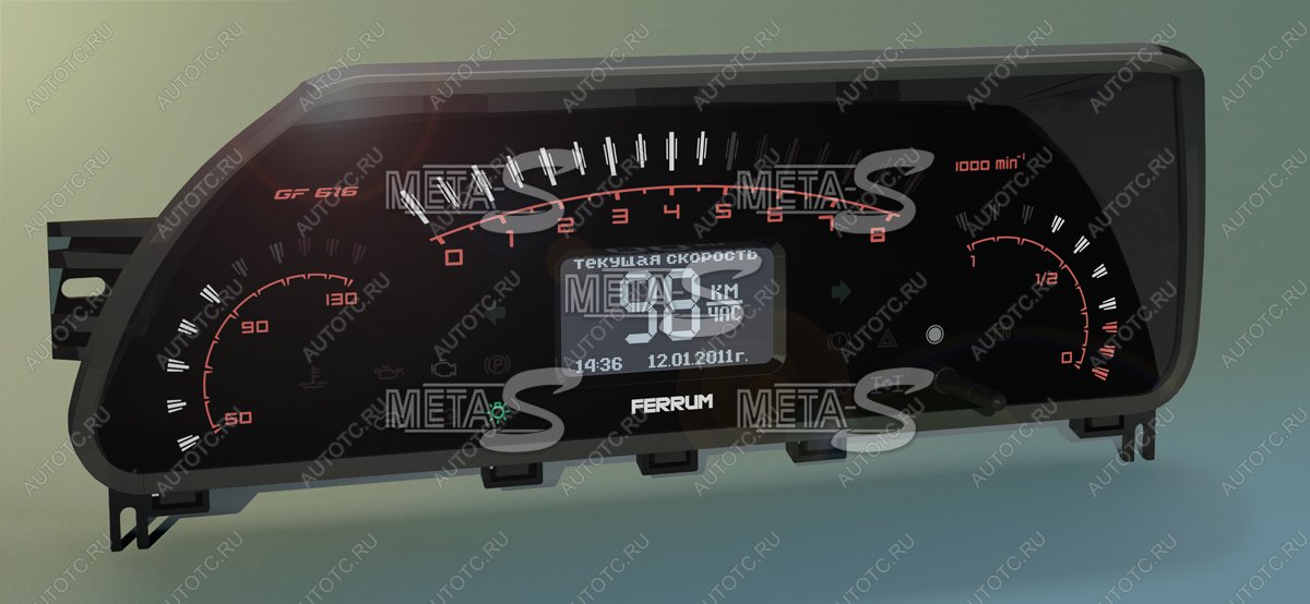 64 999 р. Электронная комбинация Niva 4*4 GAMMA GF-616 Ferrum 688246301  с доставкой в г. Майкоп