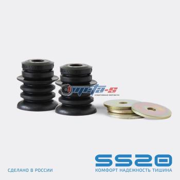599 р. Подушка заднего амортизатора Chevrolet Lanos SS20 (бублики резина) SS20 688248424  с доставкой в г. Майкоп. Увеличить фотографию 1