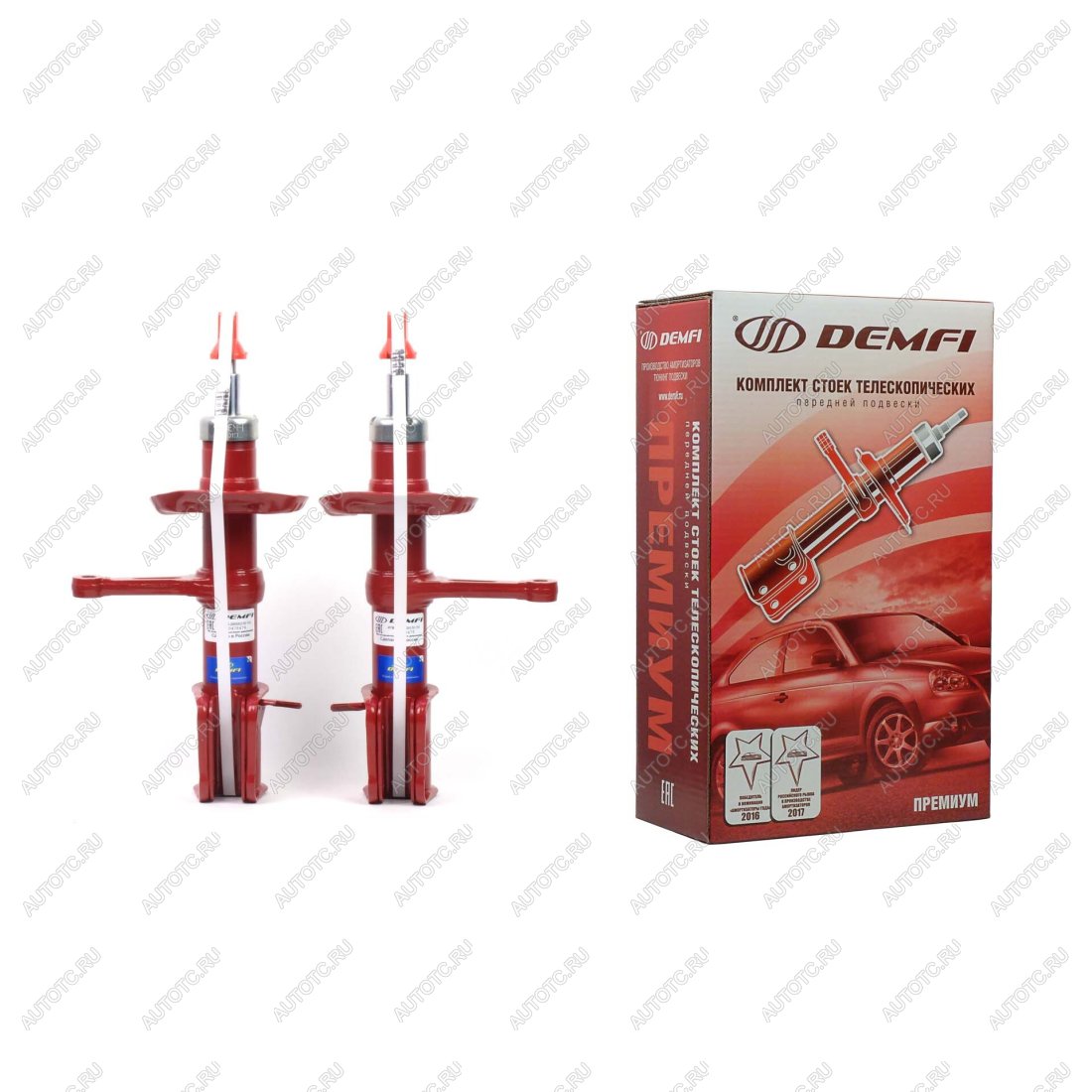 10 199 р. Стойки передние 2190 Гранта, Калина 2 -30мм DEMFI Премиум DEMFI 688247810  с доставкой в г. Майкоп