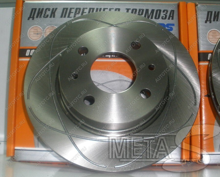 3 169 р. Диски тормозные Alnas 2108-02 с насечками Alnas 688247047  с доставкой в г. Майкоп