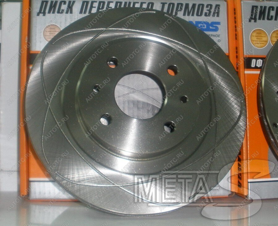 4 499 р. Диски тормозные Alnas 2112-04 с насечками Alnas 688247055  с доставкой в г. Майкоп