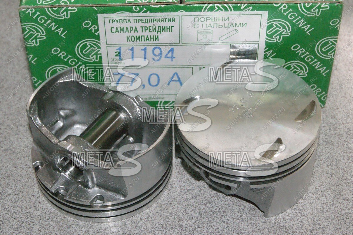 3 399 р. Поршни 11194 СТК 77,0 (Export, безвтык) СТК 688245908  с доставкой в г. Майкоп