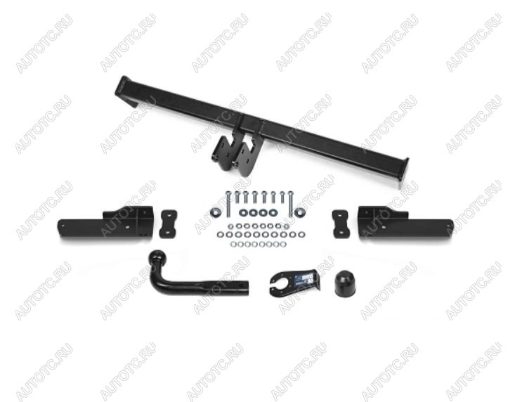 8 699 р. Фаркоп (крепление шара на двух болтах) Atlas Chery Tiggo 4 Pro (2021-2025) (стальной с порошковым покрытием, шар A (F20))  с доставкой в г. Майкоп