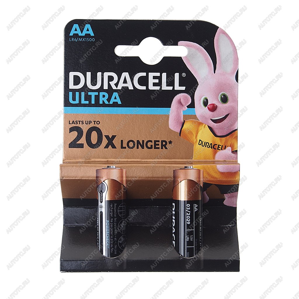 299 р. Батарейка AA LR6 1.5V блистер 2шт. (цена за 1шт.) Alkaline Ultra Power DURACELL DURACELL lr6u-2bl  с доставкой в г. Майкоп