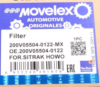 1 469 р. Фильтр масляный SITRAK HOWO дв.MC11,MC13 MOVELEX MOVELEX 200v055040122-mx  с доставкой в г. Майкоп. Увеличить фотографию 9
