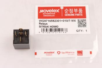 281 р. Реле электромагнитное 24V 5-ти контактное (15A) SITRAK HOWO MOVELEX MOVELEX wg9716582301+0107-mx  с доставкой в г. Майкоп. Увеличить фотографию 1
