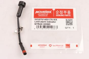 419 р. Датчик износа тормозных колодок SITRAK HOWO среднегозаднего моста MOVELEX MOVELEX wg9761450176-mx  с доставкой в г. Майкоп. Увеличить фотографию 1