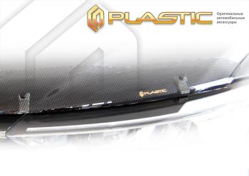2 299 р. Дефлектор капота Шелкография черная CA Plastic на Changan Alsvin III поколение, седан, рынок РФ 2018 - н.в.  с доставкой в г. Майкоп. Увеличить фотографию 1