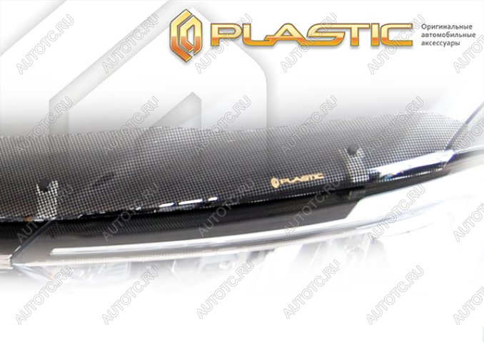 2 299 р. Дефлектор капота Шелкография черная CA Plastic на Changan Alsvin III поколение, седан, рынок РФ 2018 - н.в.  с доставкой в г. Майкоп