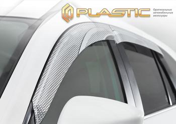 2 199 р. Ветровики дверей Серия Art серебро CA Plastic на VGV U75 Plus I поколение, джип/suv 5 дв. 2024 - н.в.  с доставкой в г. Майкоп. Увеличить фотографию 1
