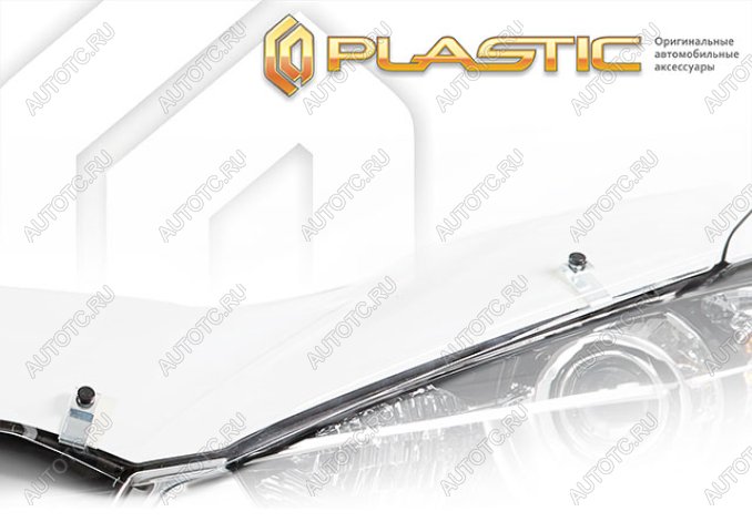 1 999 р. Дефлектор капота Classic прозрачный CA Plastic на JAC T8 Pro I поколение, пикап, для рынка России  2020 - н. в.  с доставкой в г. Майкоп