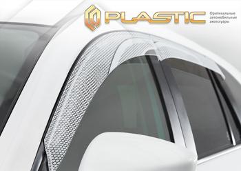 2 199 р. Ветровики дверей Серия Art белая CA Plastic на VGV U75 Plus I поколение, джип/suv 5 дв. 2024 - н.в.  с доставкой в г. Майкоп. Увеличить фотографию 1