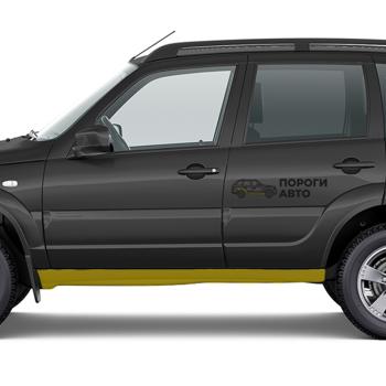 3 899 р. Chevrolet Niva ремонтные пороги  muowe-01  с доставкой в г. Майкоп. Увеличить фотографию 1