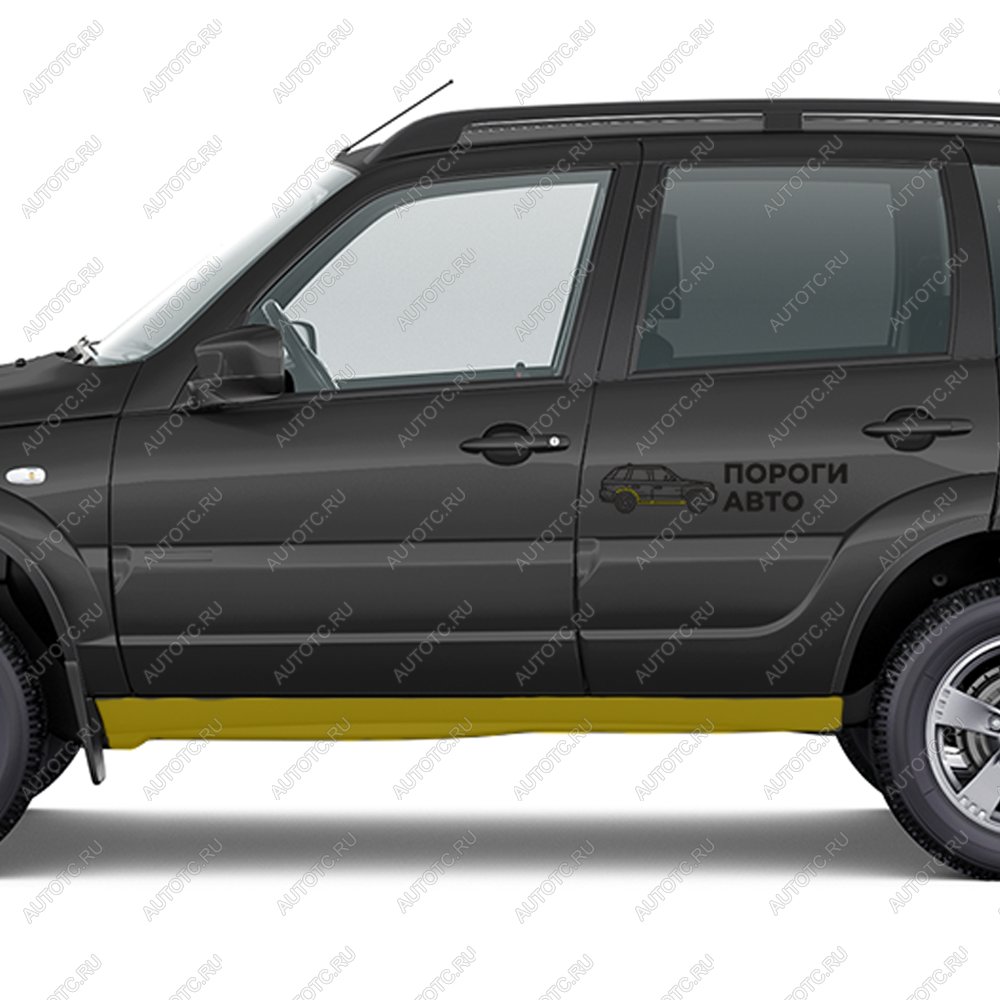 3 899 р. Chevrolet Niva ремонтные пороги  muowe-01  с доставкой в г. Майкоп