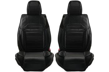 4 399 р. Каркасные накидки для сидений автомобиля из велюра Premium Черный Seintex 317697  с доставкой в г. Майкоп. Увеличить фотографию 1