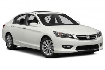 Зимняя заглушка решетки радиатора Стрелка11 Honda Accord 9 CR седан дорестайлинг (2013-2016) (черная)