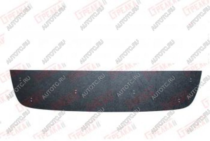 759 р. Зимняя заглушка решетки радиатора (верх) (Премиум) Стрелка11 KIA Rio 3 QB дорестайлинг седан (2011-2015) (черная)  с доставкой в г. Майкоп