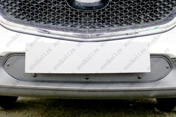Зимняя заглушка решетки радиатора Стрелка11 Mazda CX-5 KF (2016-2025) (черная)