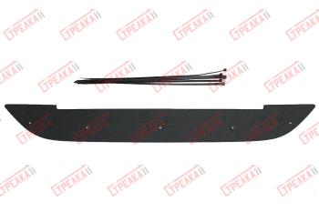 Зимняя защита на стяжке (низ) Стрелка11 Datsun on-DO седан рестайлинг (2019-2021) (черная)