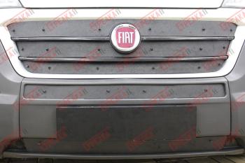 Зимняя защита на стяжке (низ 2 части) Стрелка11 Fiat Ducato 290 (2014-2025)