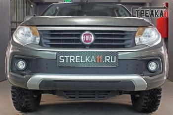 Зимняя защита на стяжке (низ) Стрелка11 Fiat Fullback (2016-2018)