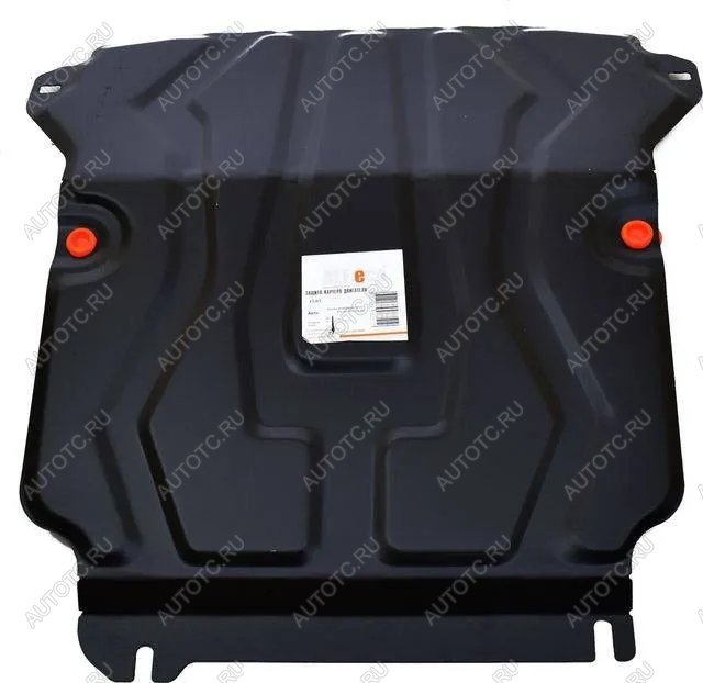 4 199 р. Защита радиатора и картера (V-2,5D) ALFECO Nissan Navara 2 D40 дорестайлинг (2004-2010) (сталь 2 мм)  с доставкой в г. Майкоп