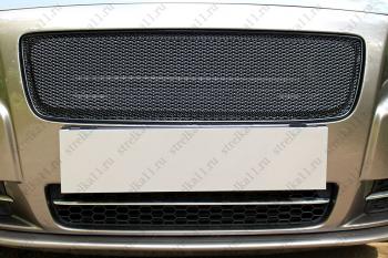 Защита радиатора (устанавливается вместо штатной) Стрелка11 PREMIUM Volvo S80 AS60 седан дорестайлинг (2006-2010) (черная)