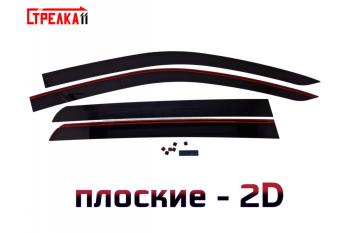 Дефлекторы окон 2D Стрелка11 JAC T8 PRO (2020-2025)
