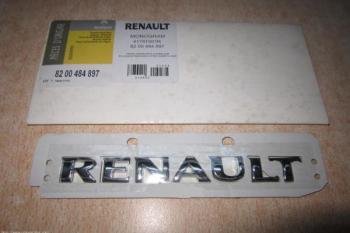 919 р. Эмблема багажника (надпись) RENAULT Renault Clio KR дорестайлинг универсал (2005-2009)  с доставкой в г. Майкоп. Увеличить фотографию 2