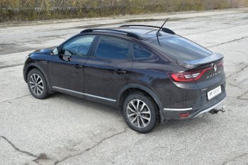 8 929 р. Рейлинги на Petroil Tuning Renault Arkana (2019-2025) (Цвет: черный муар)  с доставкой в г. Майкоп. Увеличить фотографию 4
