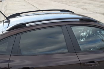 8 929 р. Рейлинги на Petroil Tuning Renault Arkana (2019-2025) (Цвет: черный муар)  с доставкой в г. Майкоп. Увеличить фотографию 2