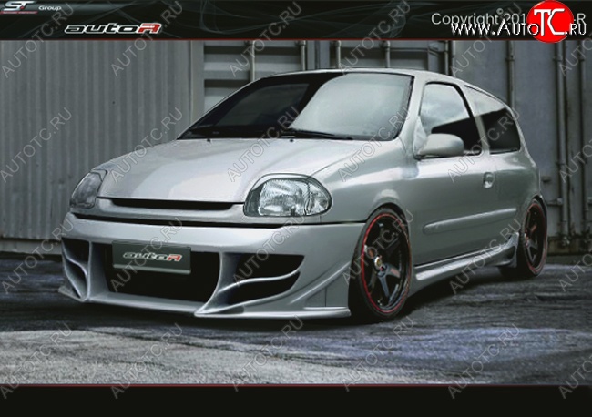 25 999 р. Передний бампер Auto-R Renault Clio BB дорестайлинг, хэтчбэк 5 дв. (1998-2002)  с доставкой в г. Майкоп