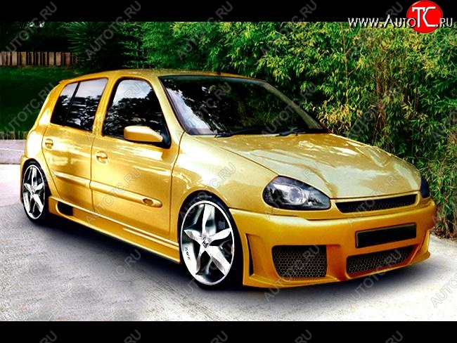 25 699 р. Передний бампер Rieger Renault Clio BB дорестайлинг, хэтчбэк 5 дв. (1998-2002)  с доставкой в г. Майкоп