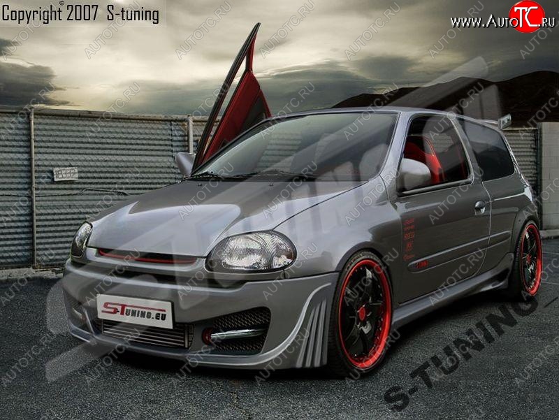 25 999 р. Передний бампер S1 Renault Clio BB дорестайлинг, хэтчбэк 5 дв. (1998-2002)  с доставкой в г. Майкоп