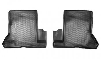 Коврики салонные Noplast (3D, 2 ряд) Renault Dokker (2012-2025) (Черные)