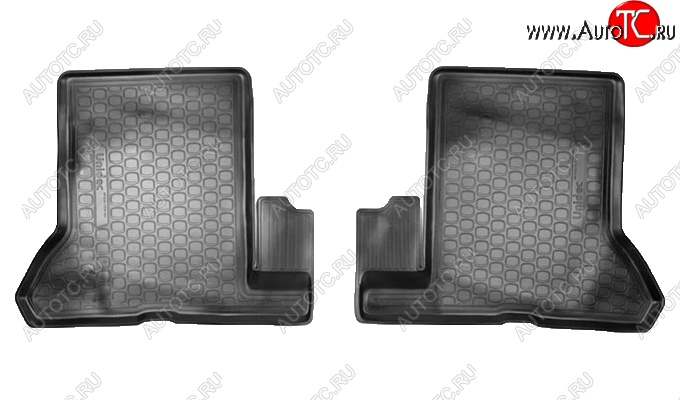 1 469 р. Коврики салонные Noplast (3D, 2 ряд)  Renault Dokker (2012-2025) (Черные)  с доставкой в г. Майкоп