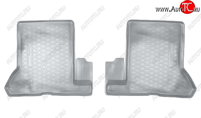 1 699 р. Коврики салонные Noplast (3D, 2 ряд)  Renault Dokker (2012-2025) (Серые)  с доставкой в г. Майкоп
