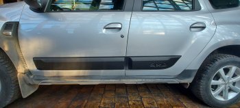 4 379 р. Накладки дверей Petroil Tuning Renault Duster HM рестайлинг (2021-2024) (Текстурная поверхность (шагрень))  с доставкой в г. Майкоп. Увеличить фотографию 2