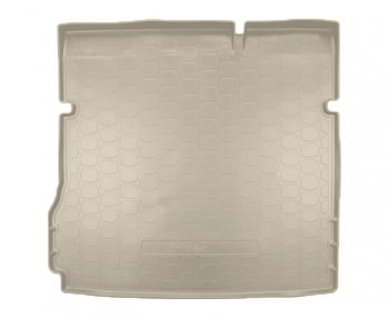 Коврик в багажник (2WD) Norplast Renault Duster  HM (2021-2024) рестайлинг (Бежевый)